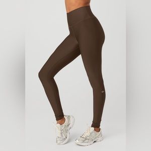 alo | High Waist Airlift Leggings Espresso Brown